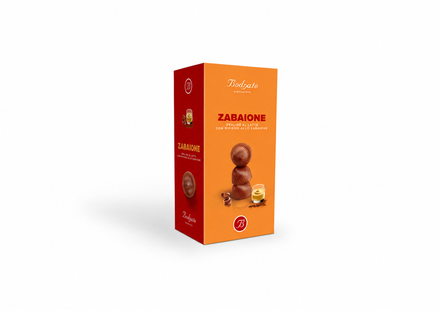 Pralinen mit Zabaione-Füllung aus Milch- & Zartbitterschokolade, 120 g