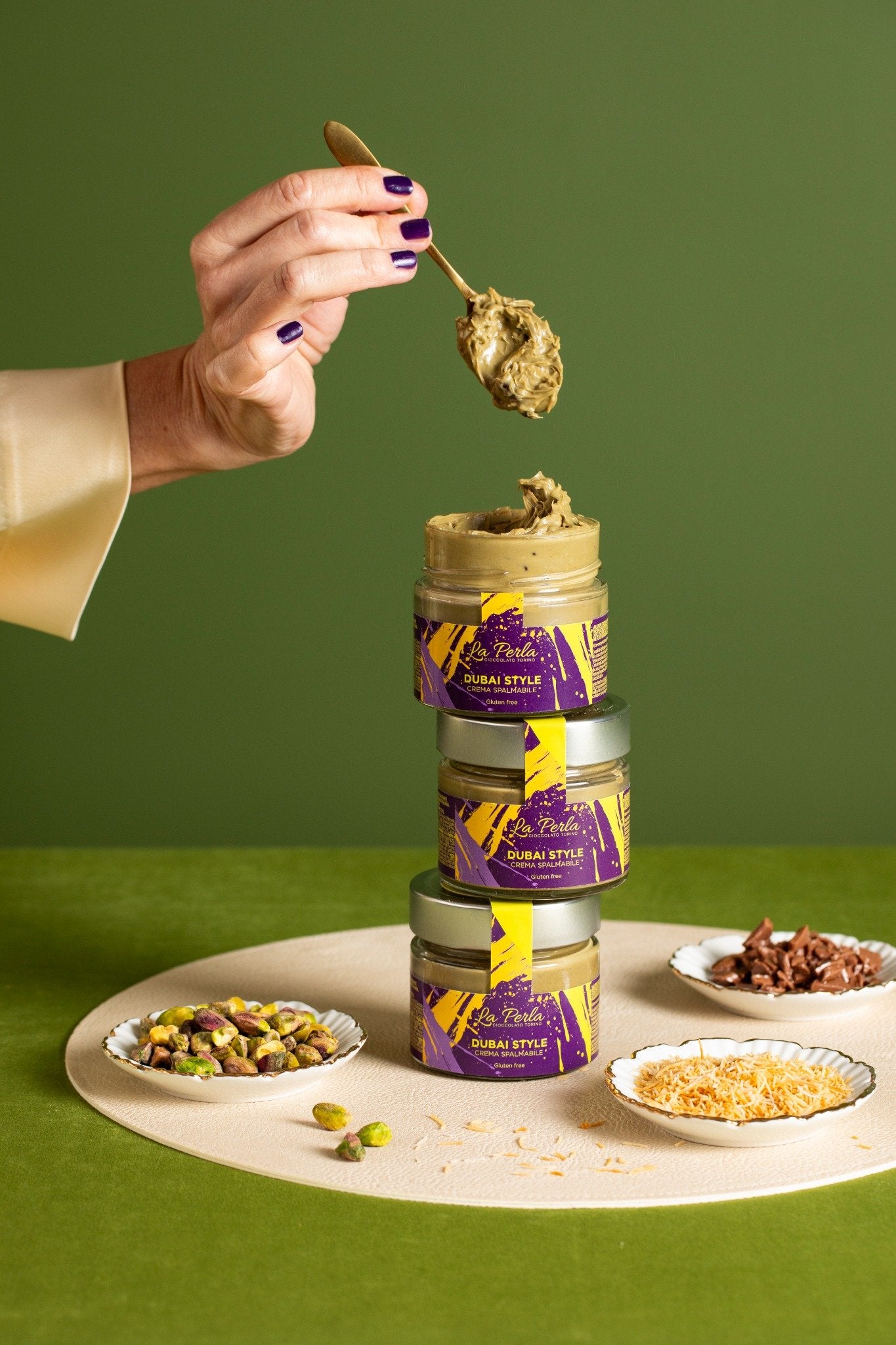 Dubai Style Pistaziencreme mit Kadayif, 150 g