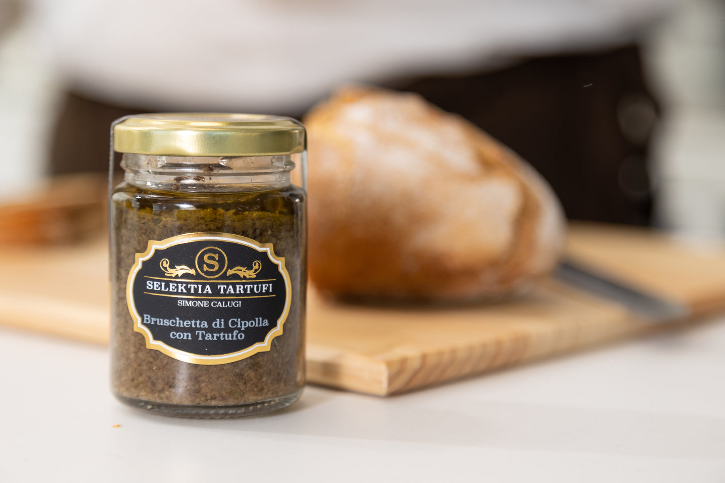 Bruschetta di cipolle al Tartufo - Zwiebelbruschetta mit Trüffel, 80 g