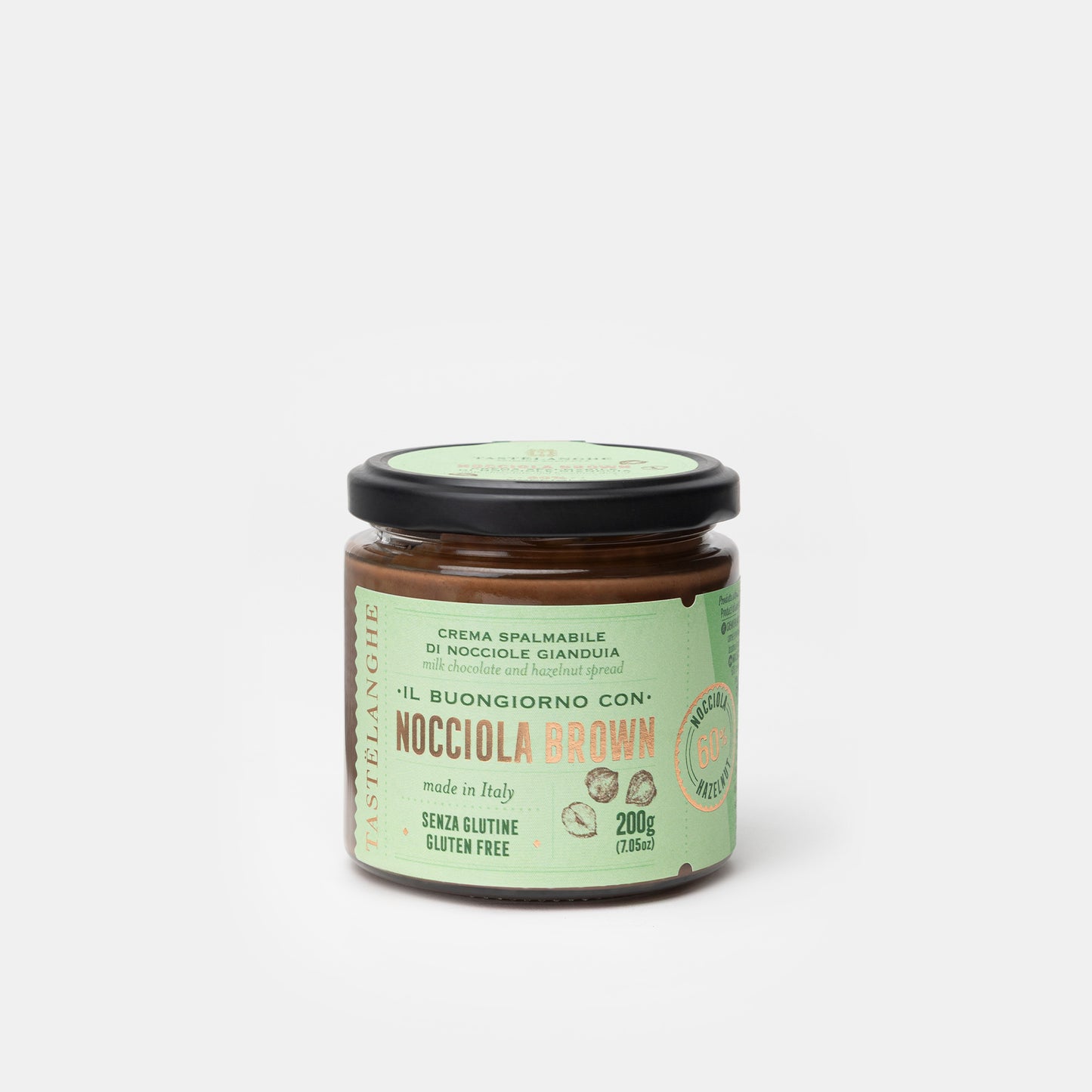 Gianduia-Haselnusscreme mit 60 % IGP Haselnüssen, 200 g