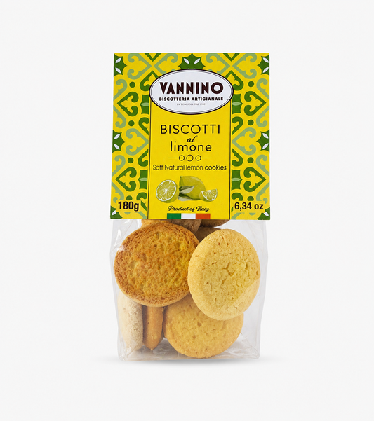 Biscotti al Limone - Zitronenkekse, 180 g