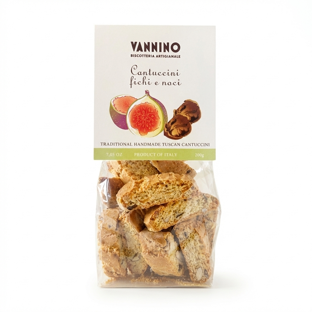 Cantuccini mit Feigen und Walnüssen aus Italien