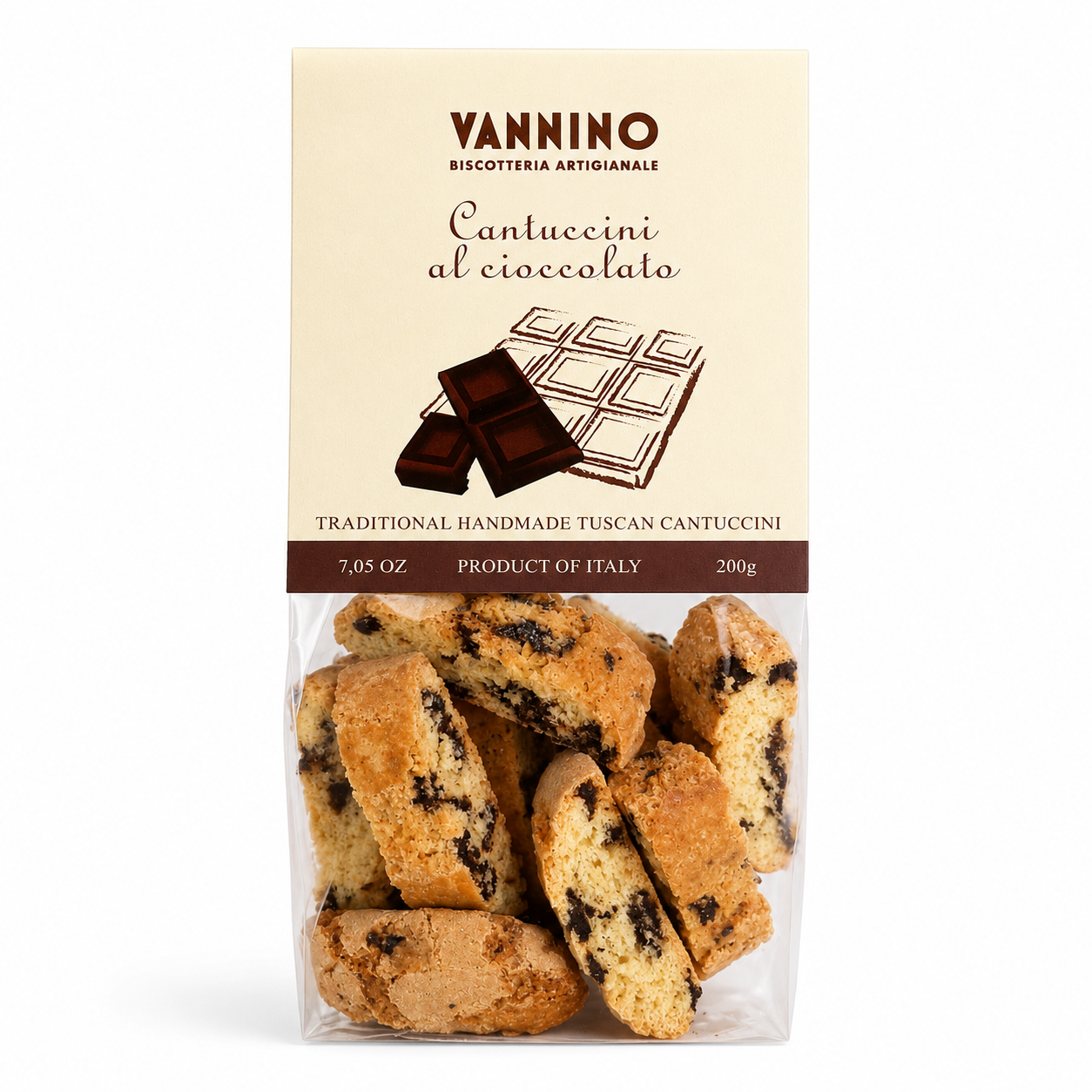 Cantuccini al Cioccolato- Cantuccini mit Schokolade, 200 g