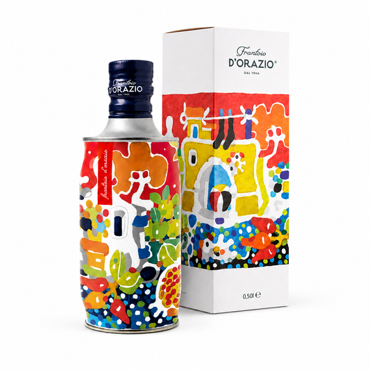 Natives Olivenöl extra Multicultivar AUTUNNO  in GESCHENKBOX, Kollektion LE 4 STAGIONI IN PUGLIA, 500 ml