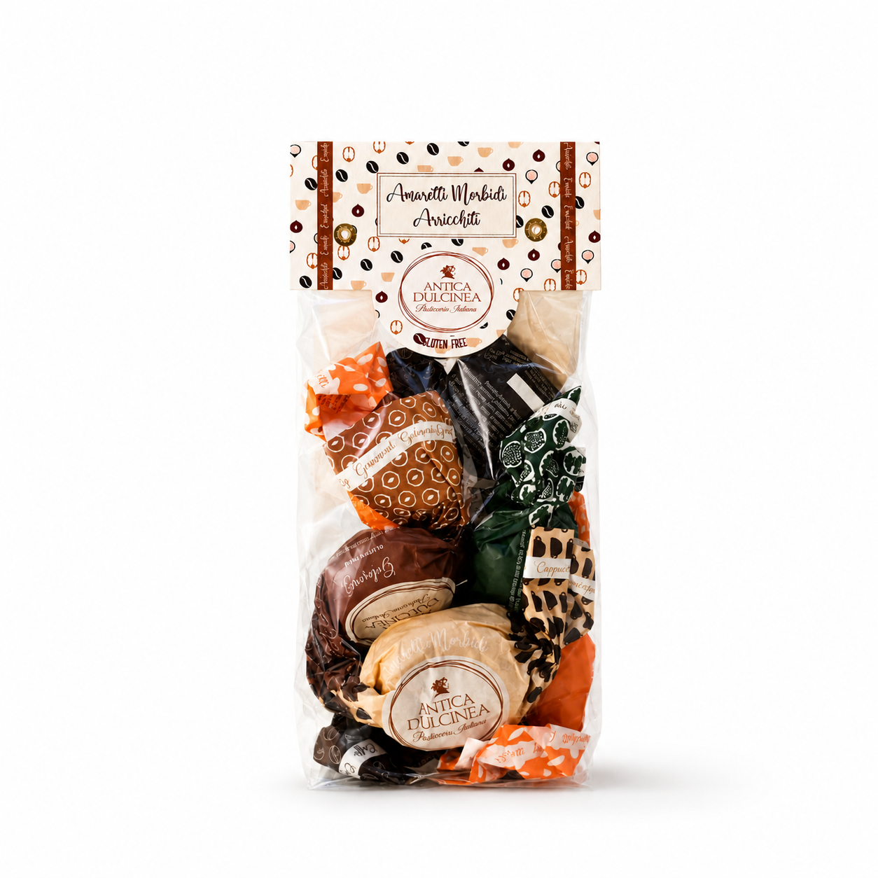 Amaretti Morbidi Arricchiti - Veredelte weiche Amaretti – Sortierte Mischung, 200 g
