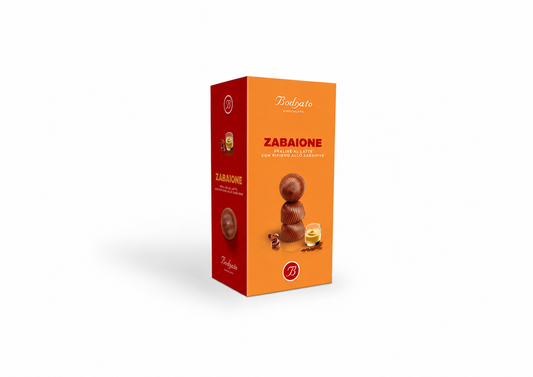Pralinen mit Zabaione-Füllung aus Milch- & Zartbitterschokolade, 120 g