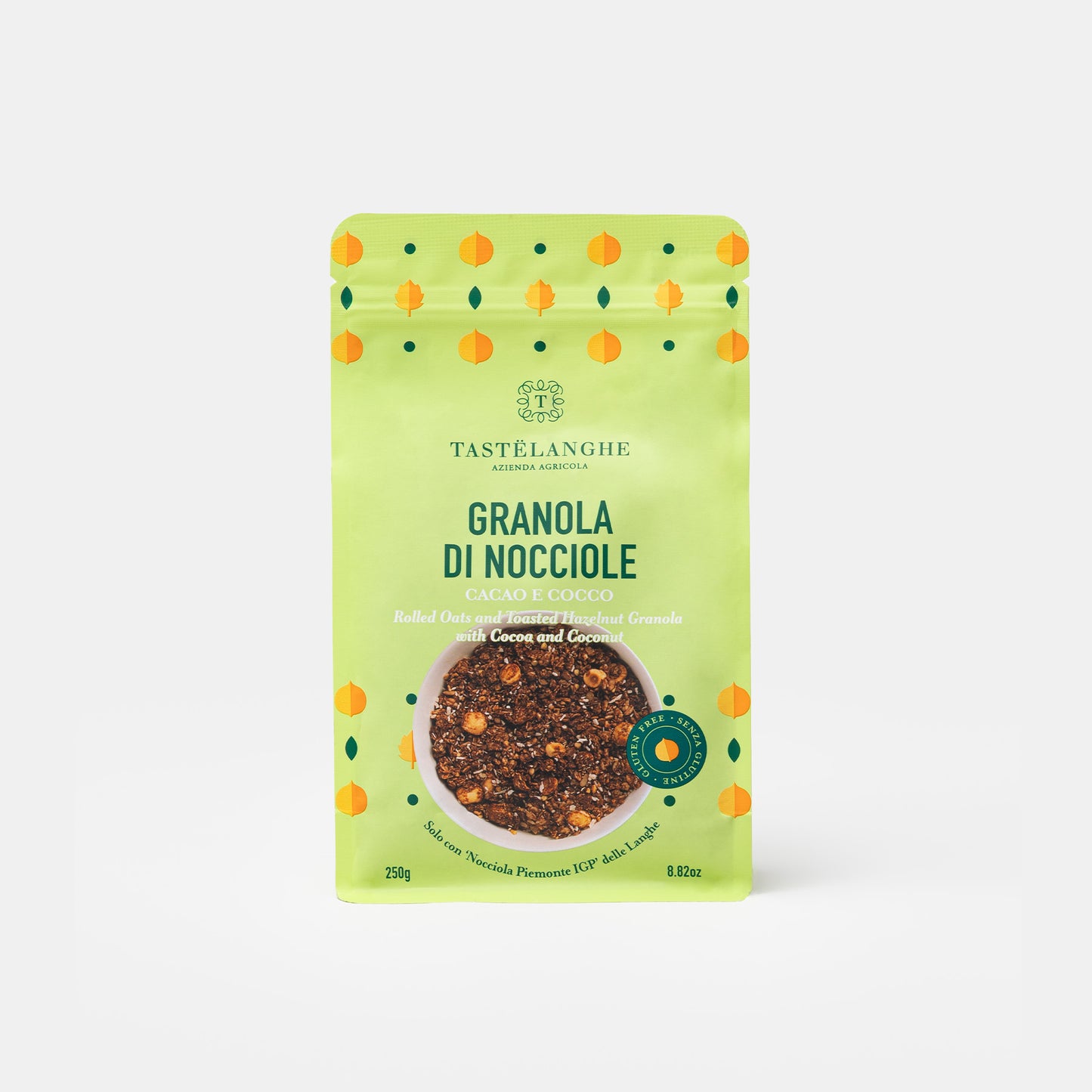 Granola mit Haselnüssen Piemonte IGP, Kakao und Kokos, 250 g