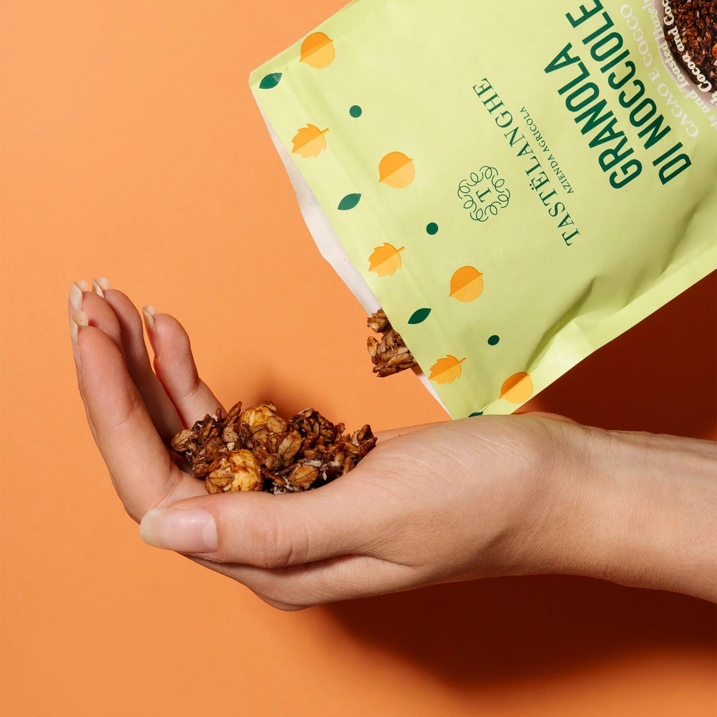 Granola mit Haselnüssen Piemonte IGP, Kakao und Kokos, 250 g