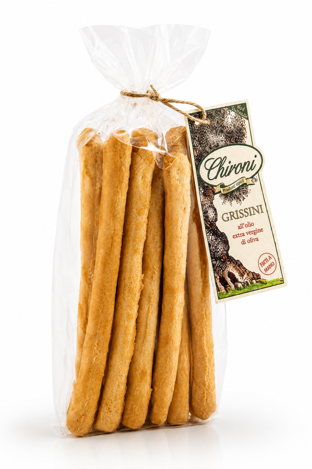 Grissini Classici con olio extra vergine di  oliva - Klassische Grissini mit nativem Olivenöl extra, 250 g