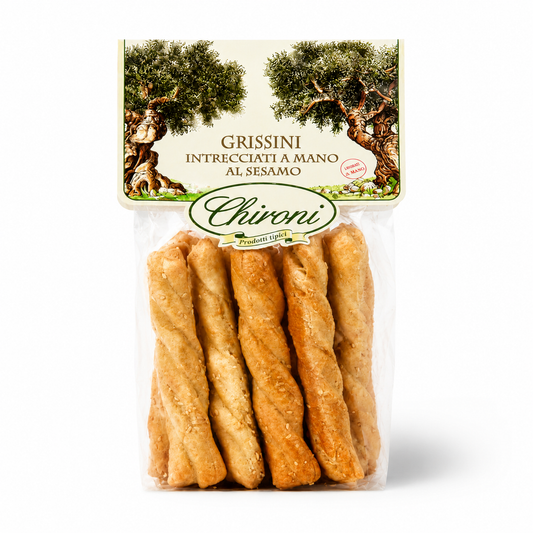 Grissini intrecciati al Sesamo - Geflochtene Grissini mit Sesam, 200 g
