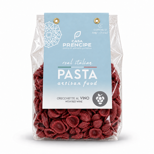 Orecchiette al Vino - Pasta mit apulischem Rotwein, 500 g