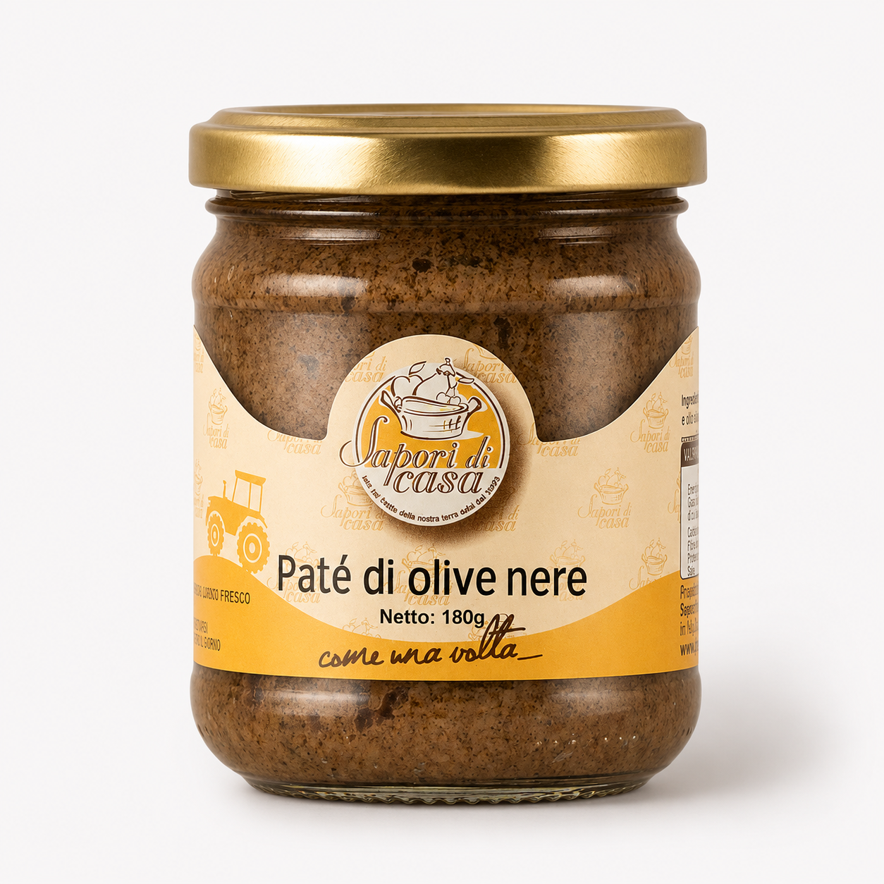 Paté di Olive Nere - Creme aus schwarzen Oliven, 280 g