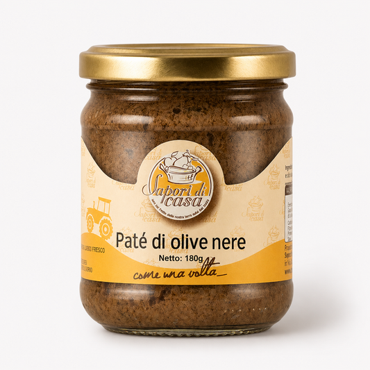 Paté di Olive Nere - Creme aus schwarzen Oliven, 280 g