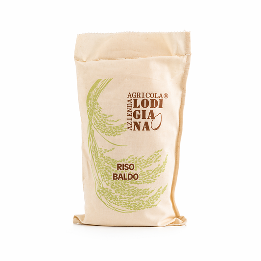 Baldo Risotto Reis aus dem Piemont, im Stoffbeutel, 500 g