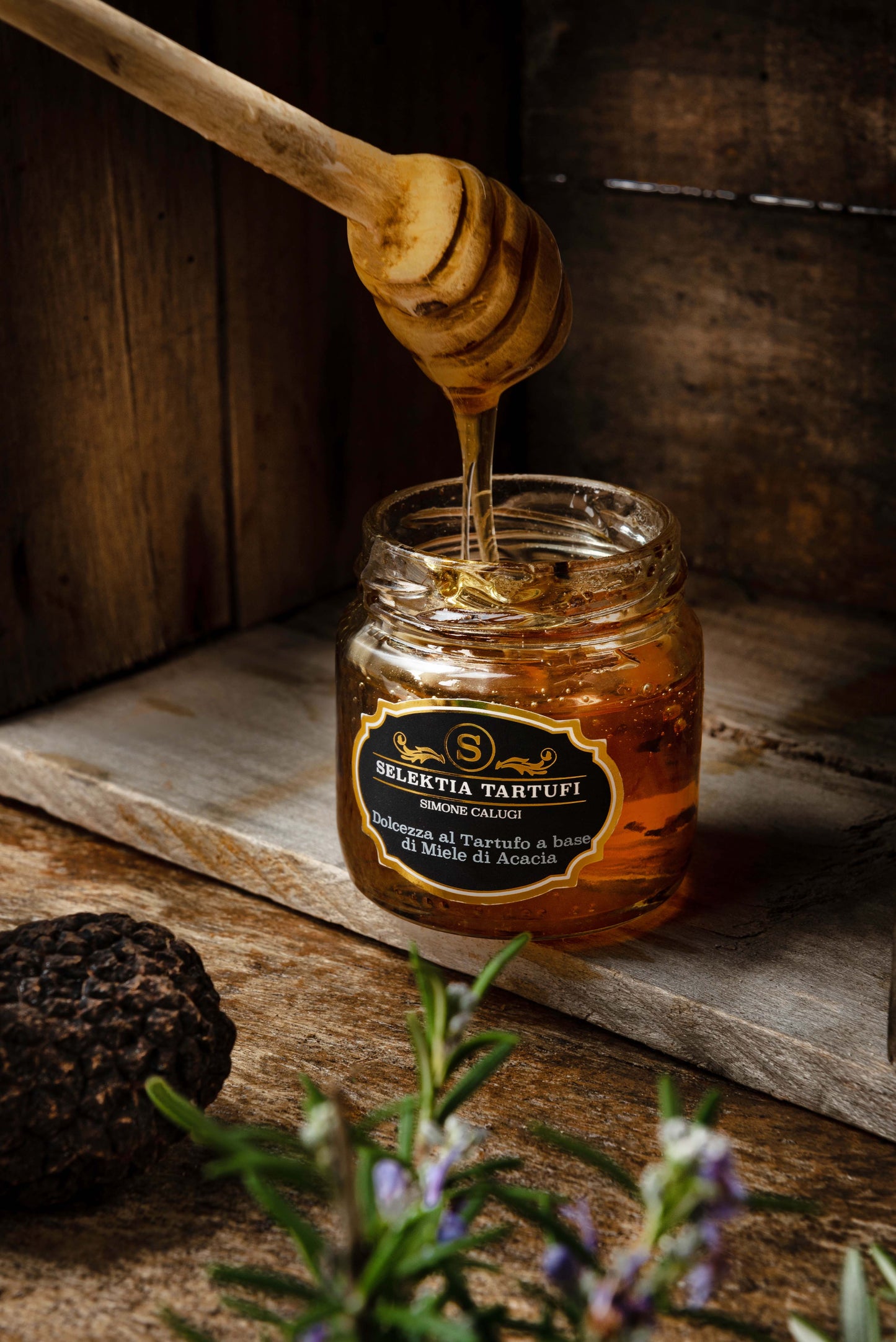 Dolcezza al Tartufo a Base di Miele di Acacia - Akazienhonig mit Trüffel, 110 g