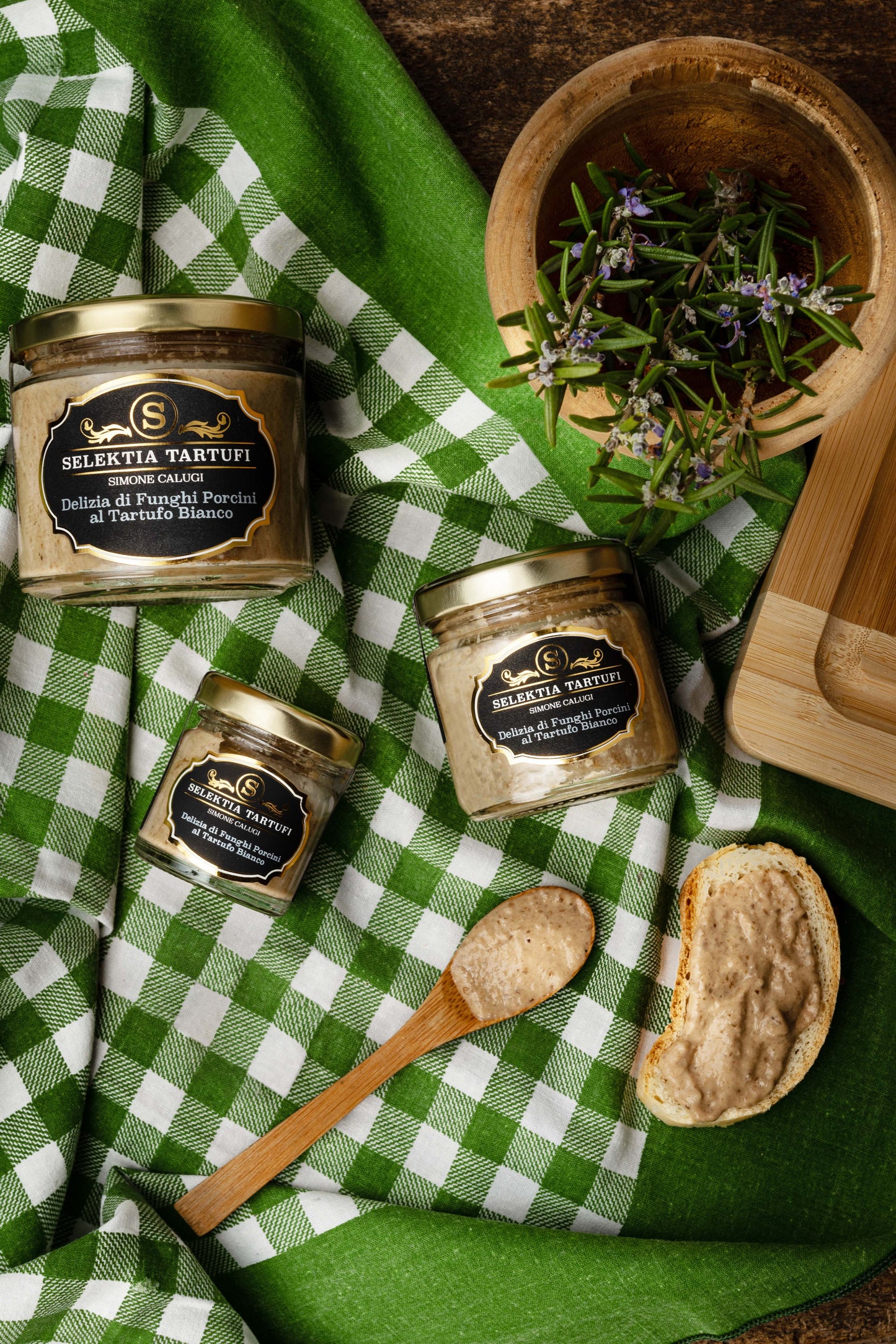 Delizia di Funghi Porcini al Tartufo Bianco - Delikatesse aus Steinpilzen und weißem Trüffel, 75 g