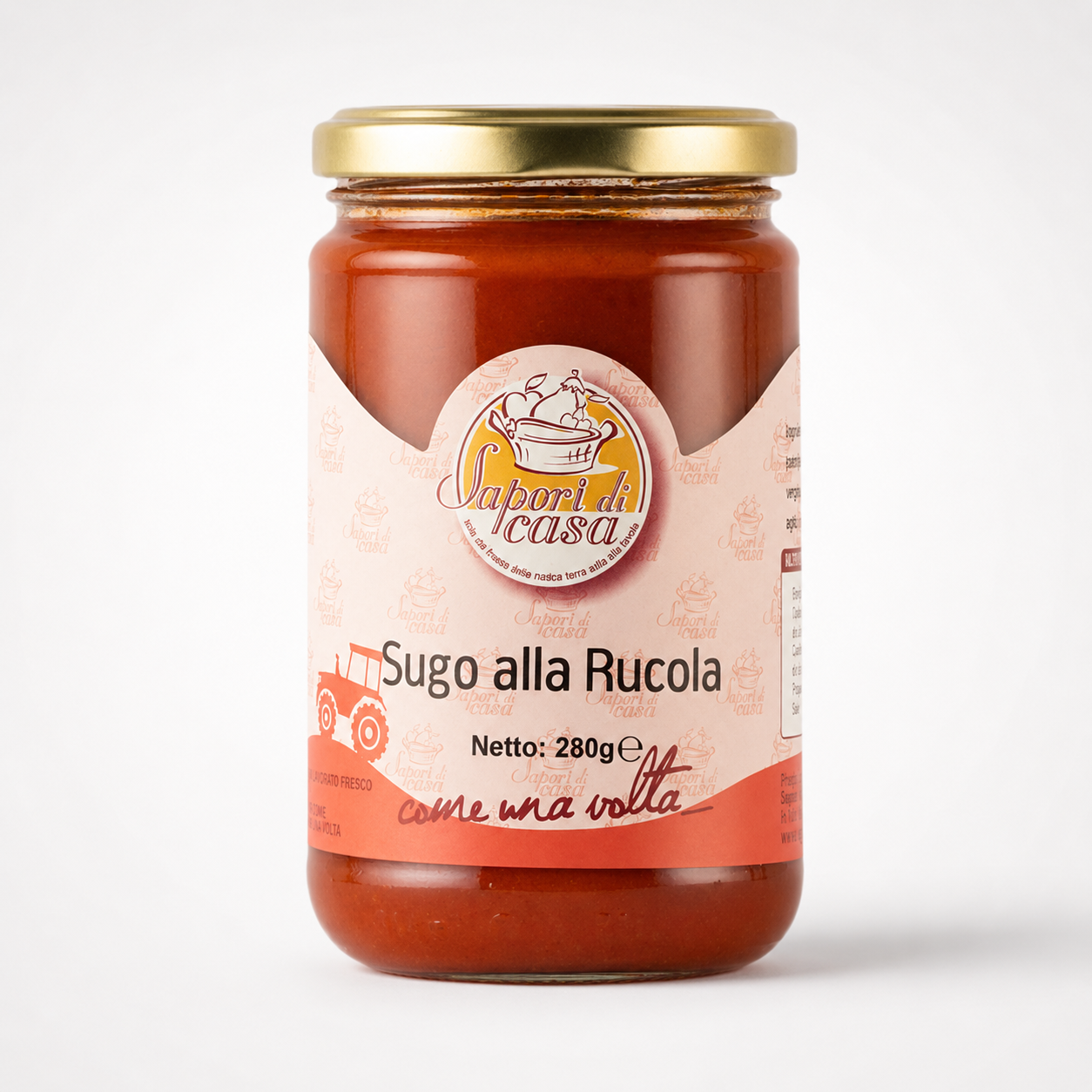 Sugo alla Rucola - Italienische Tomatensauce mit Rucola, 280 g