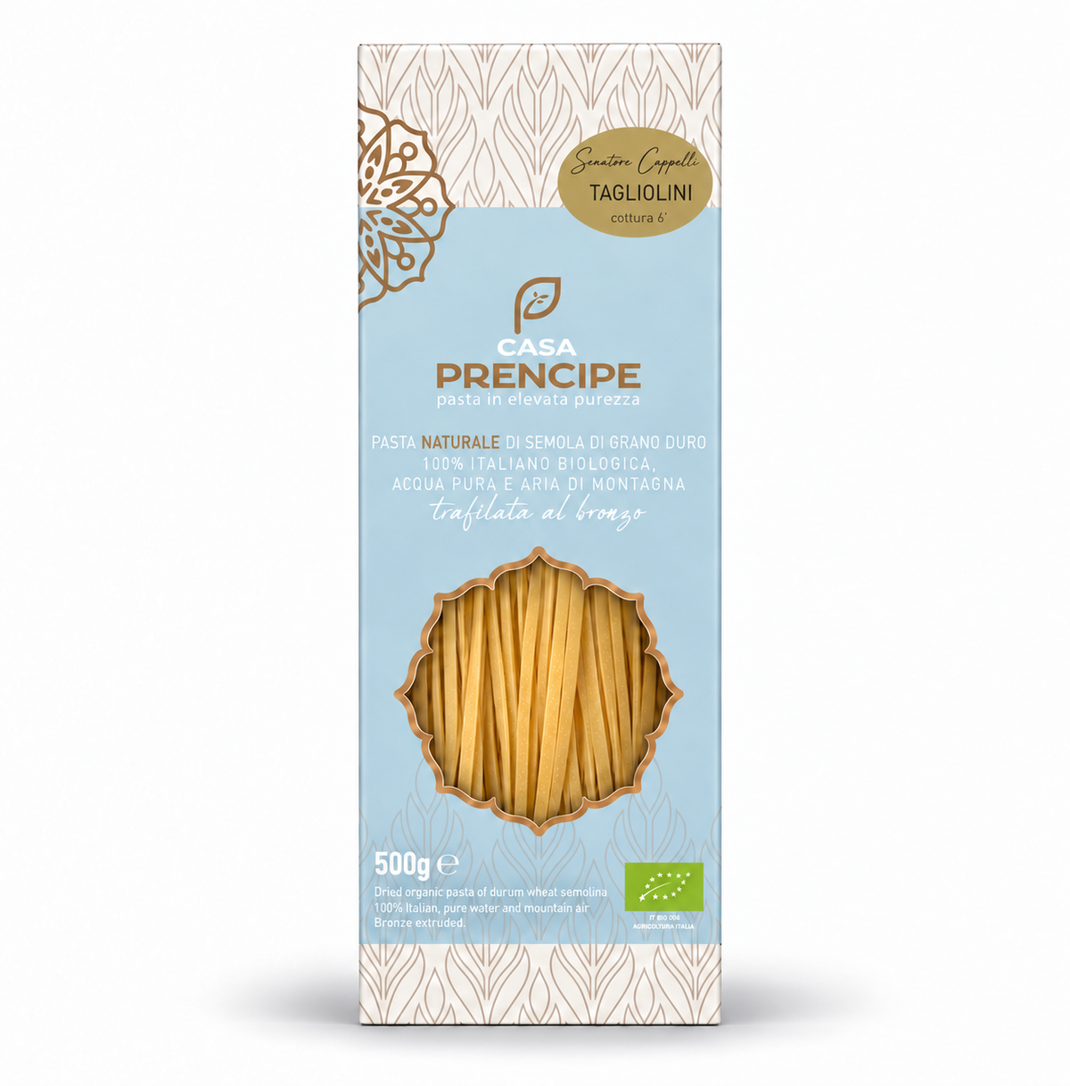 Tagliolini, BIO Pasta aus Senatore Cappelli, 500 g