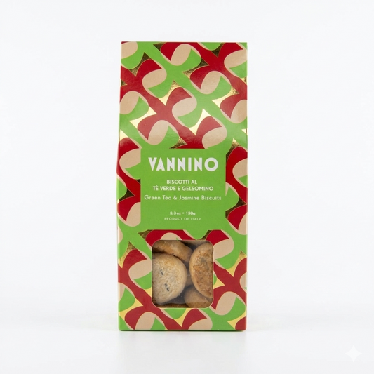 Biscotti mit grünem Tee und Jasmin aus Italien