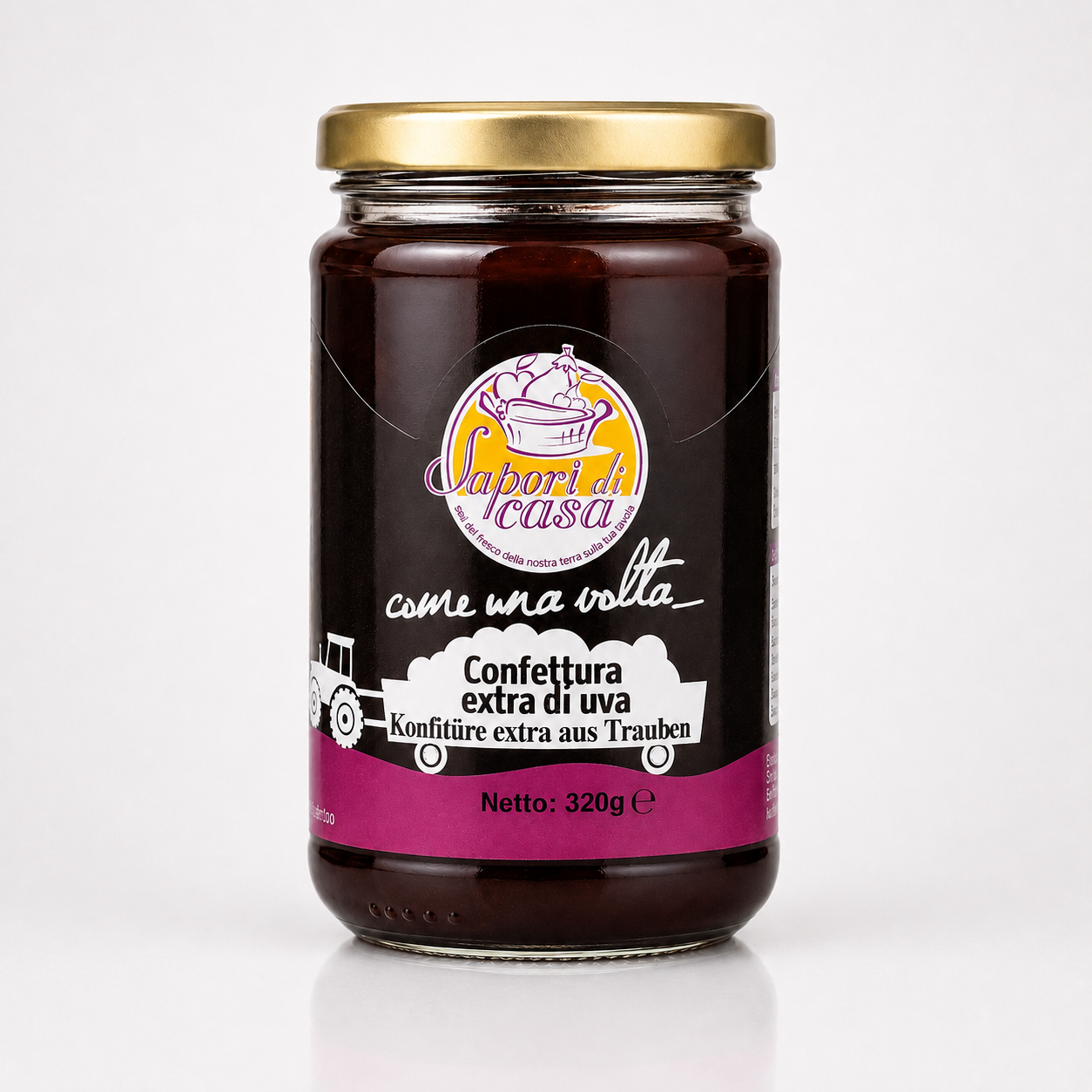 Confettura extra di uva - Konfitüre extra aus Trauben, 320 g