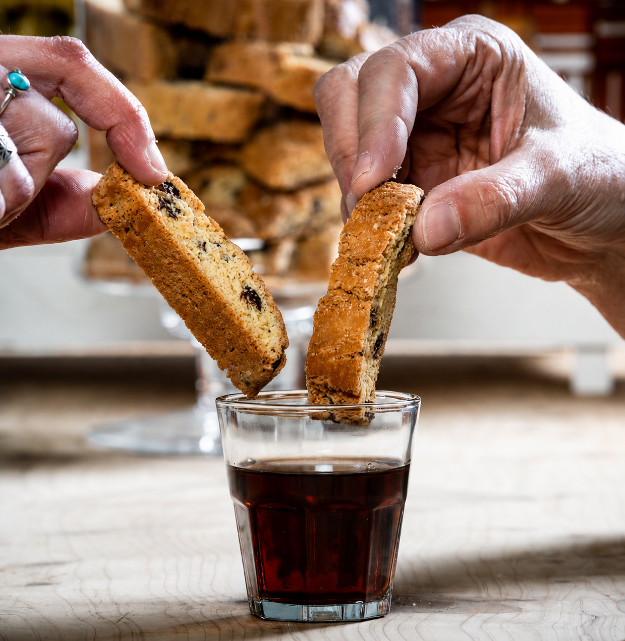 Cantuccini al Albicocca e Mandorle- Cantuccini mit Aprikosen und Mandeln, 200 g