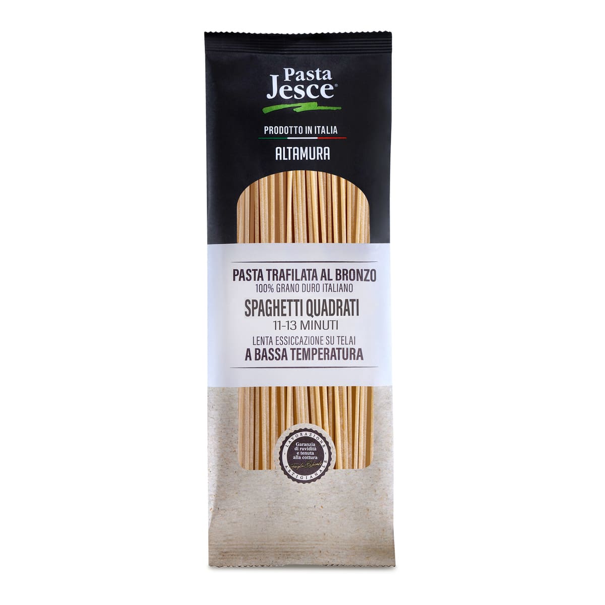 Spaghetti Quadrati von Pasta Jesce – quadratische italienische Pasta aus Hartweizengrieß